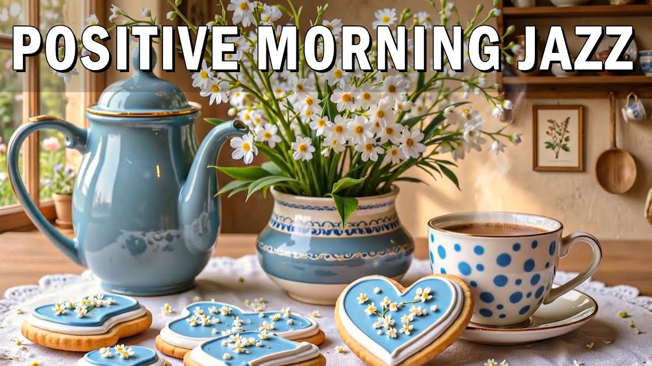 Positive Morning Jazz ☕ Smooth Bossa Nova Instrumental and Cozy Café Vibes for Good Mood & Relax.