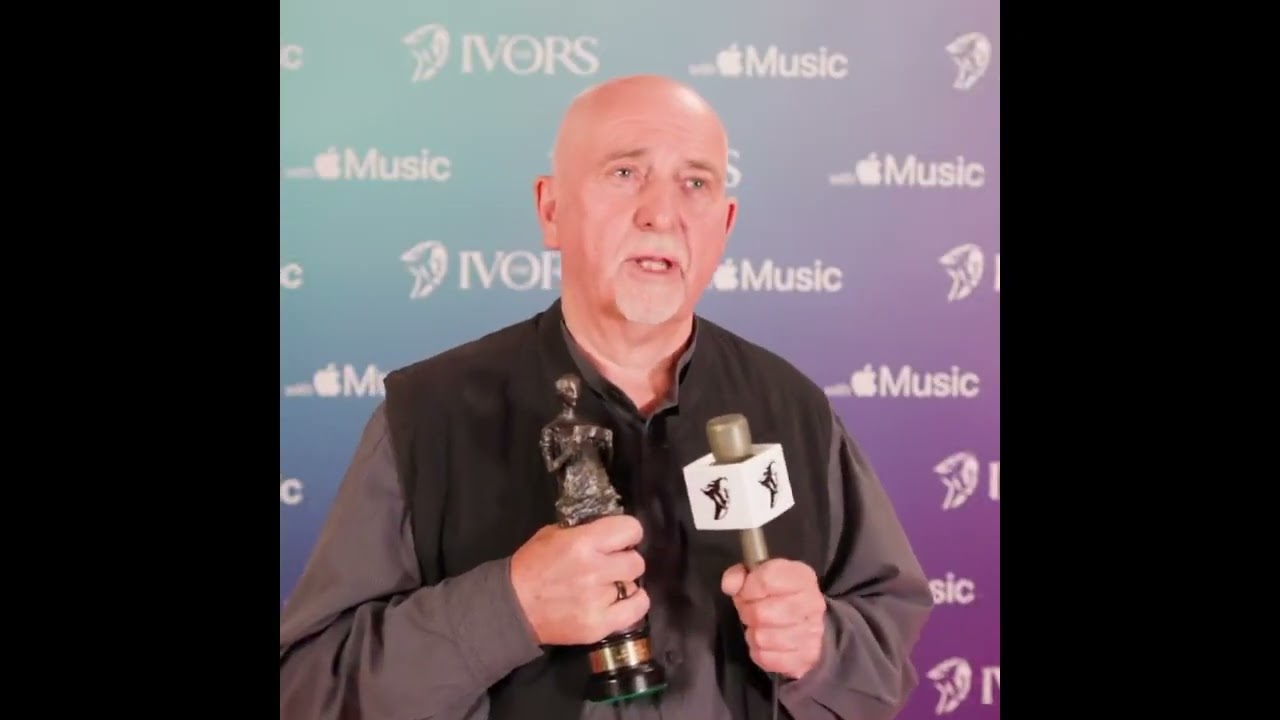 Peter Gabriel receives the fellowship of The Ivors Academy