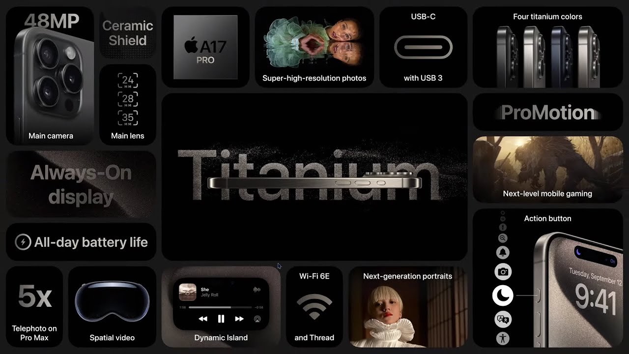 official iPhone 15 Pro trailer