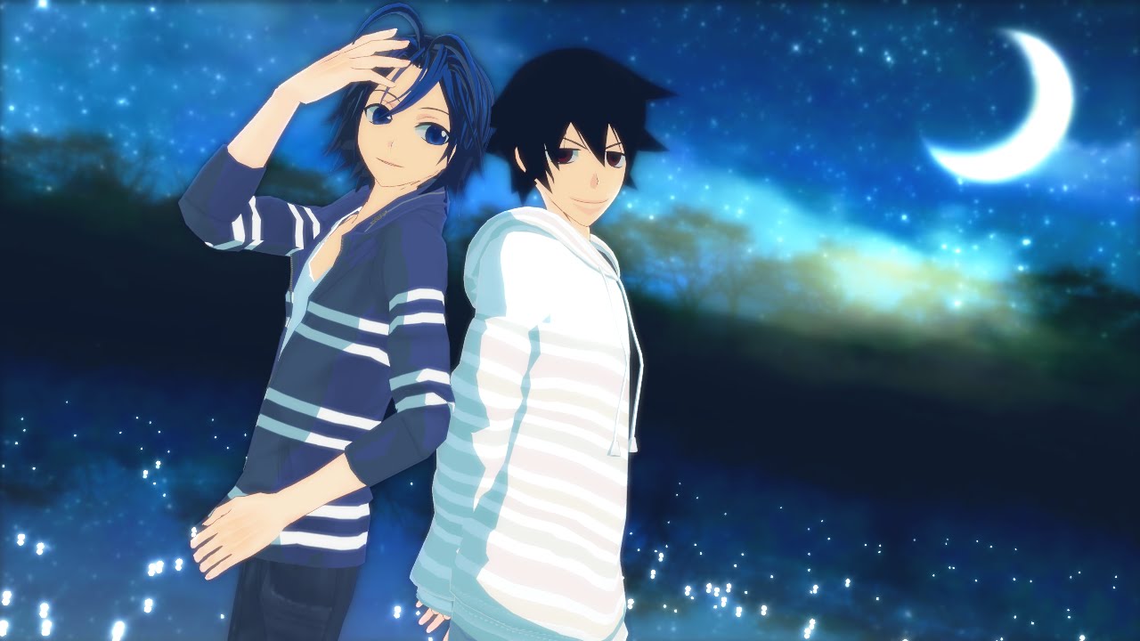 【ペダルMMD】真波と悠人で夜もすがら君想ふ