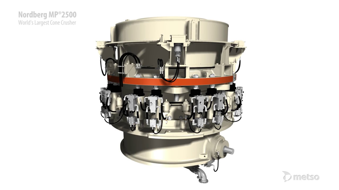 The world's largest cone crusher Metso MP2500