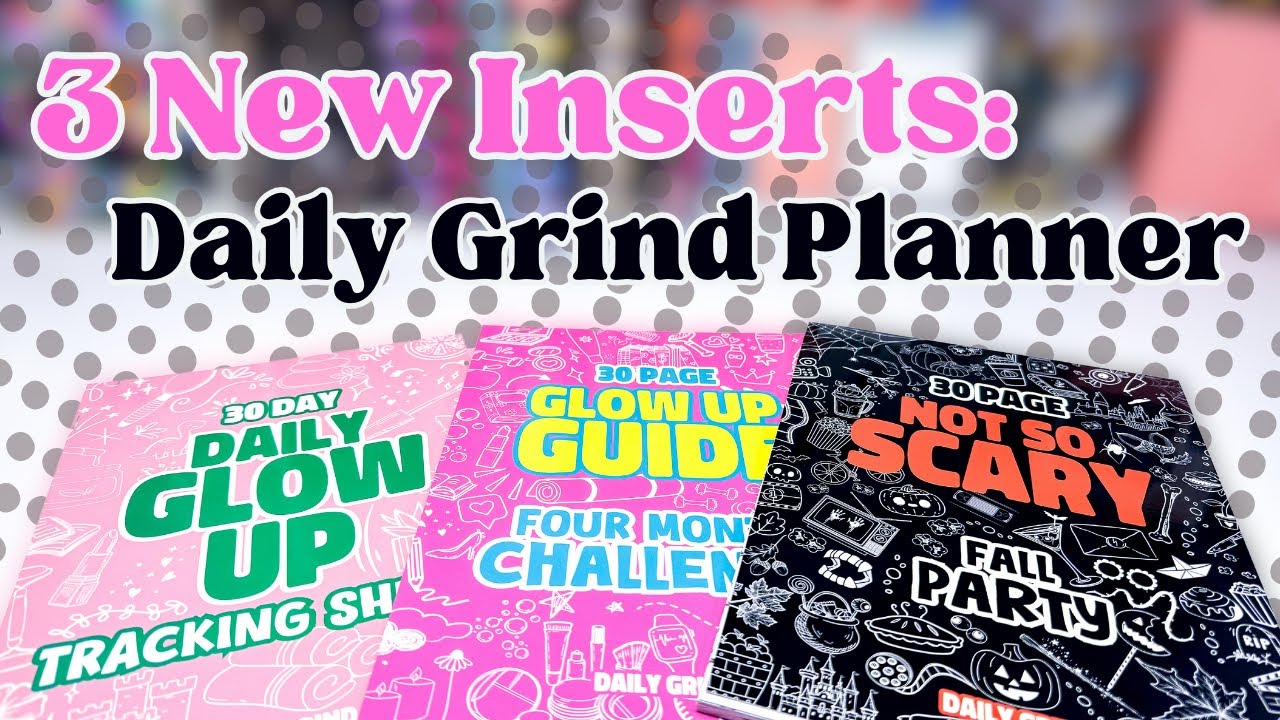 Fall Bullet Journal Pages and 121-Day Glow Up Guide from The Daily Grind Planner