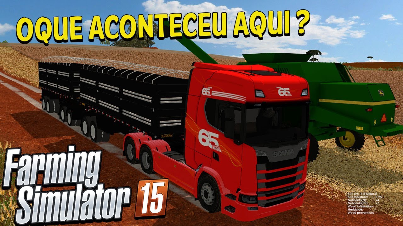 FARMING SIMULATOR 15 - OQUE ACONTECEU COM OS VIDEOS DE FS15 ?