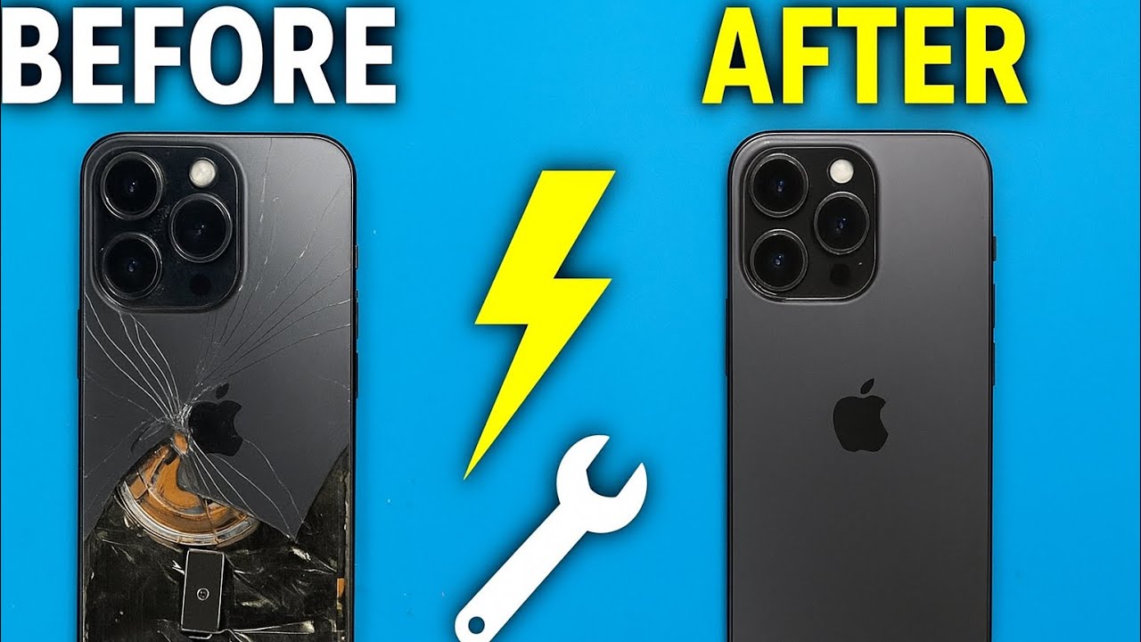 iPhone15 Pro Back Glass Replacement | Step-by-Step Repair Cracked iPhone 15 Pro Back Glass Easy Fix