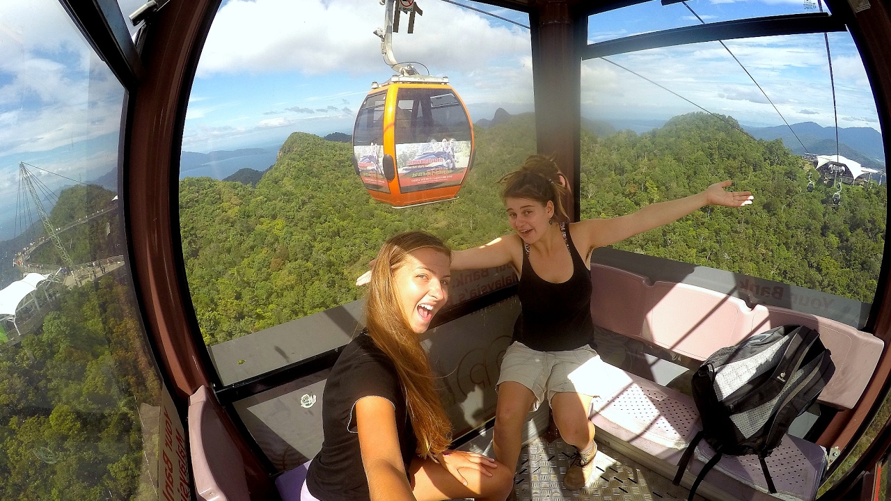 Getting the Sky Cab and Sky Bridge in Langkawi, MALAYSIA
