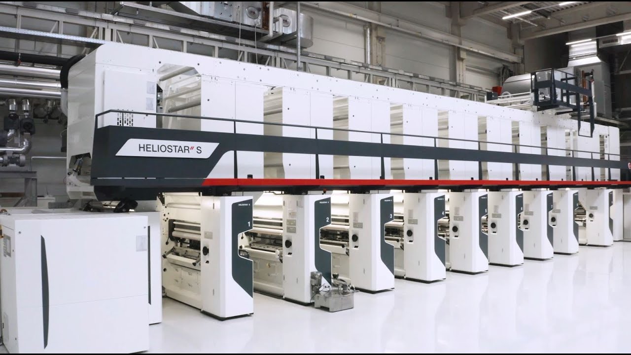 HELIOSTAR II - High efficient rotogravure press with innovative handling