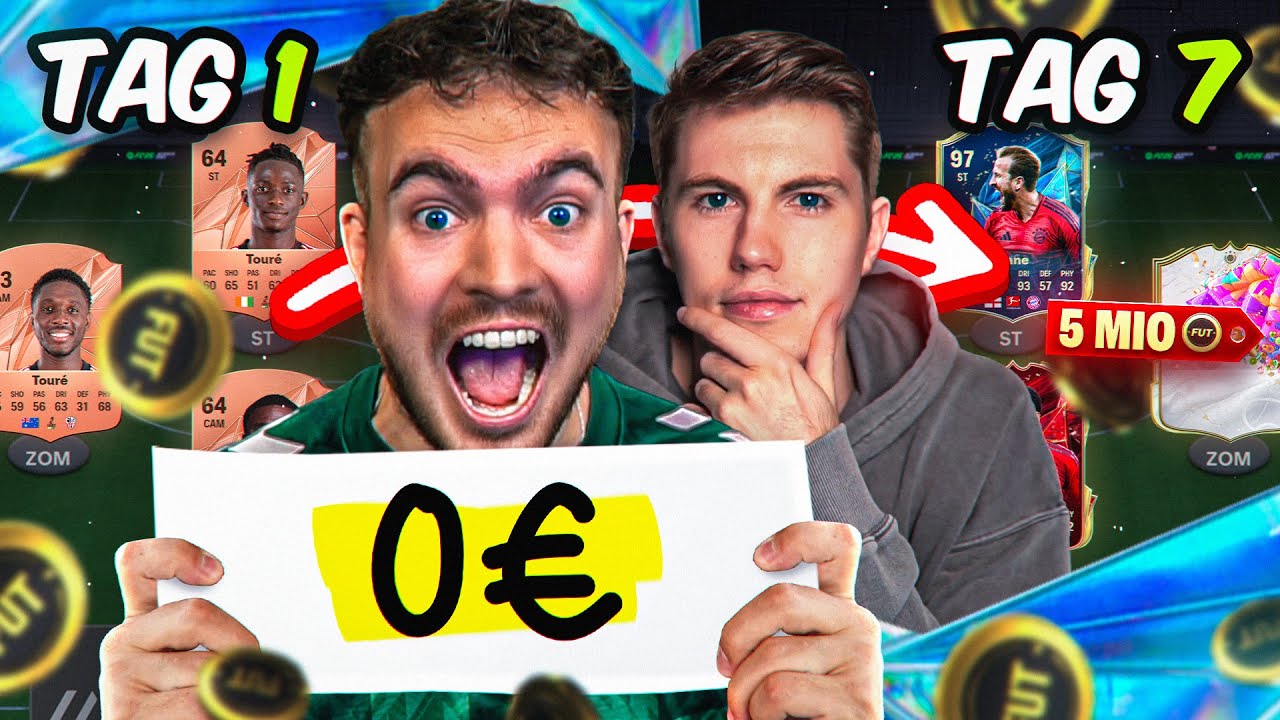 UNGLAUBLICH! 1x NEUER ACCOUNT - 2x YOUTUBER! WAS ERREICHT man in NUR 1 WOCHE FC 25 ohne FC POINTS?🧐🧪