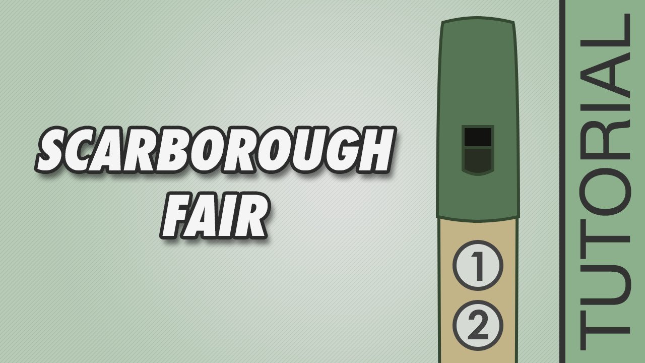 Tin Whistle Songs: Scarborough Fair - EASY Tutorial