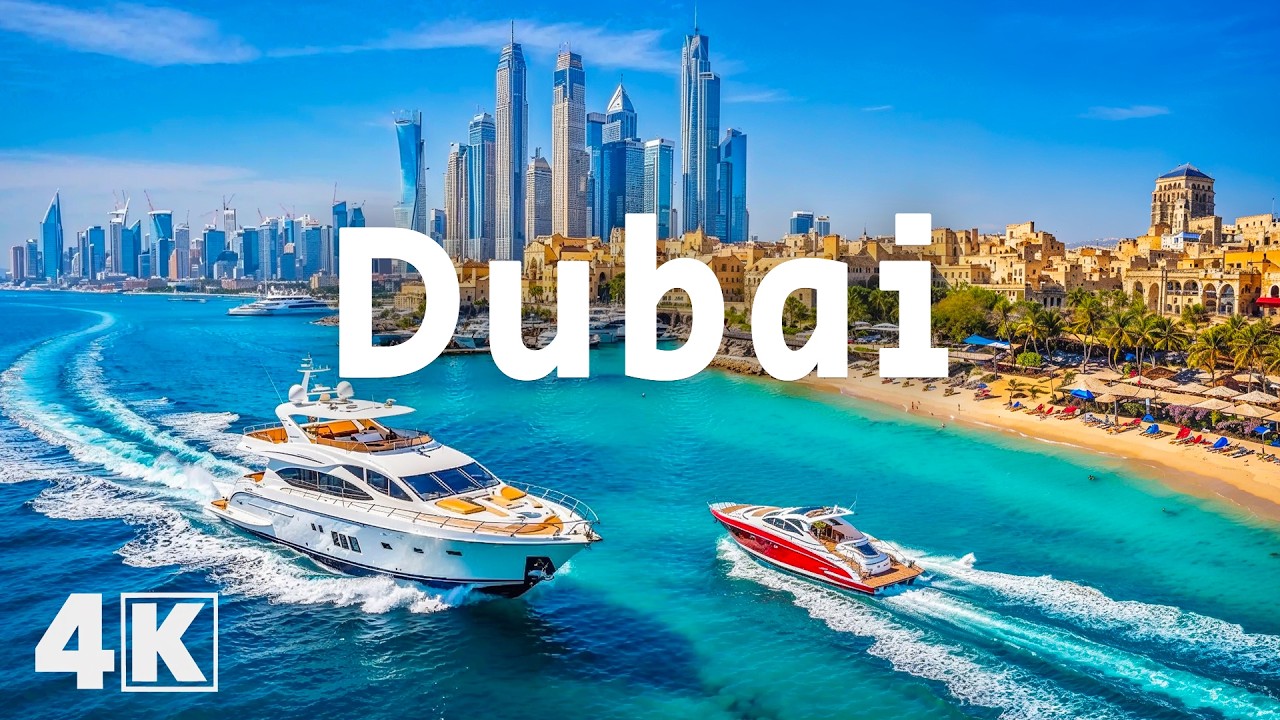 Dubai 4K Drone Footage | Billionaire Skyline | Burj Khalifa, Palm Jumeirah & Arabian Coast