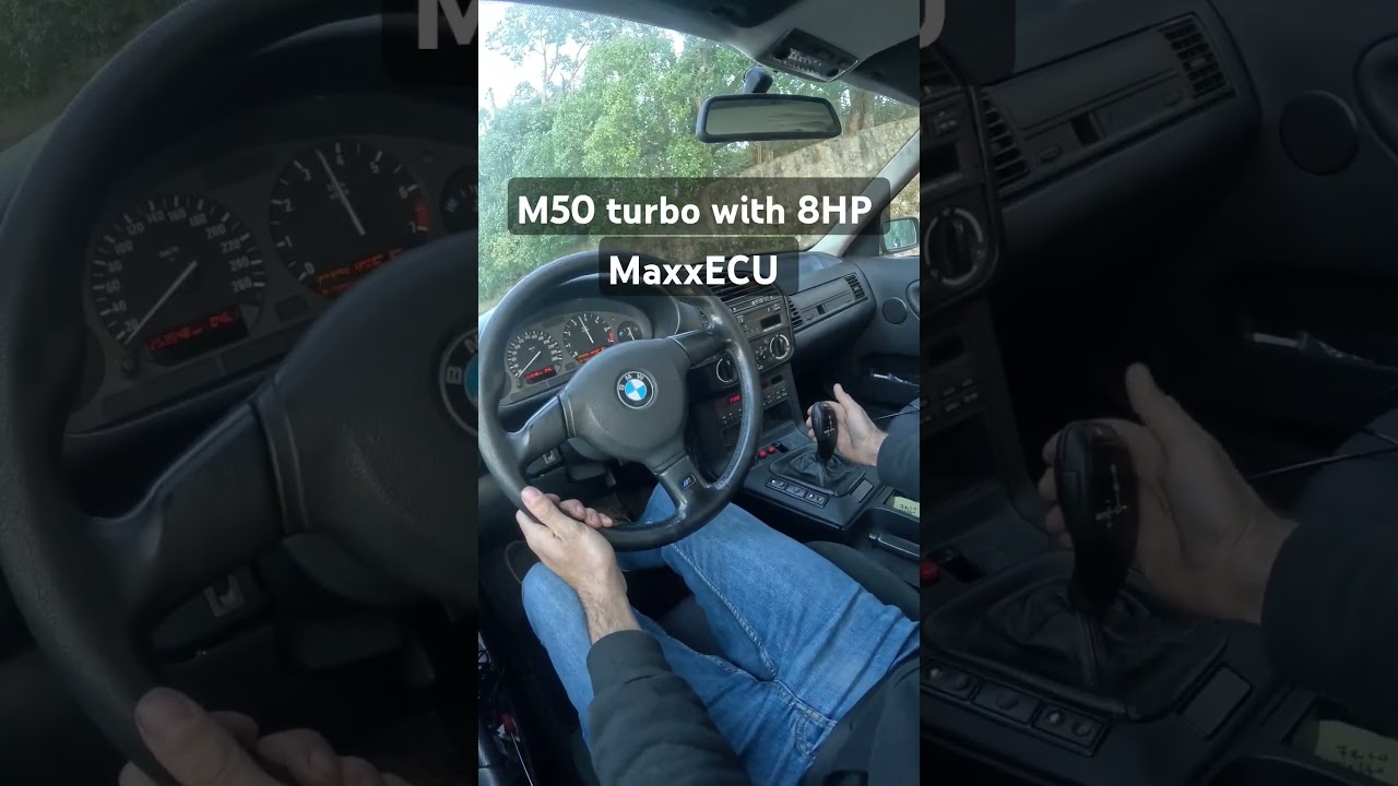 MaxxECU controlling engine and gearbox 8HP transbrake and Bump feature #maxxecu #maxxecuportugal