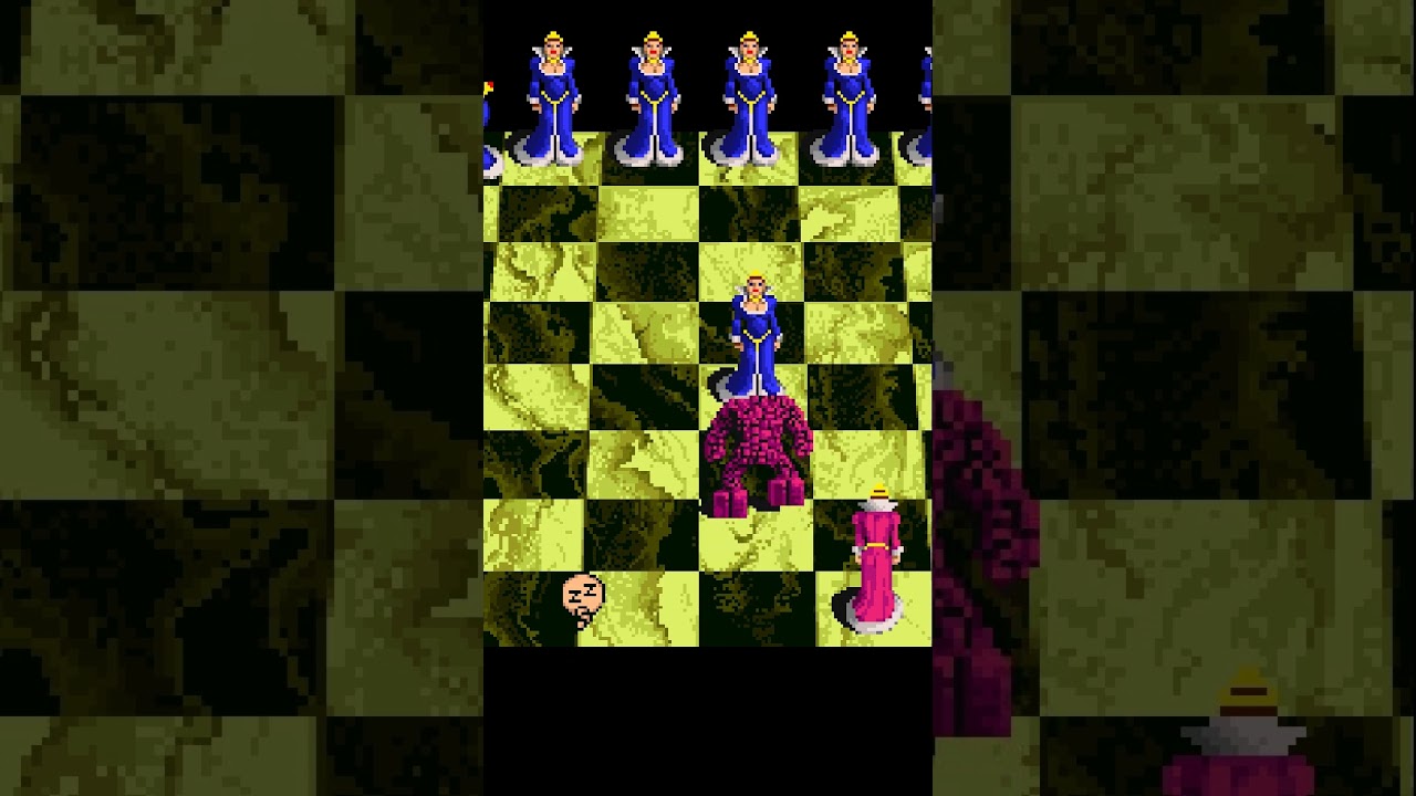 Rook vs Queen - Fight - Battle Chess - AMIGA #amiga #chess