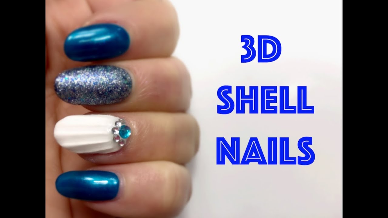 3D SHELL NAIL ART | EFFETTO CONCHIGLIA | mikeligna