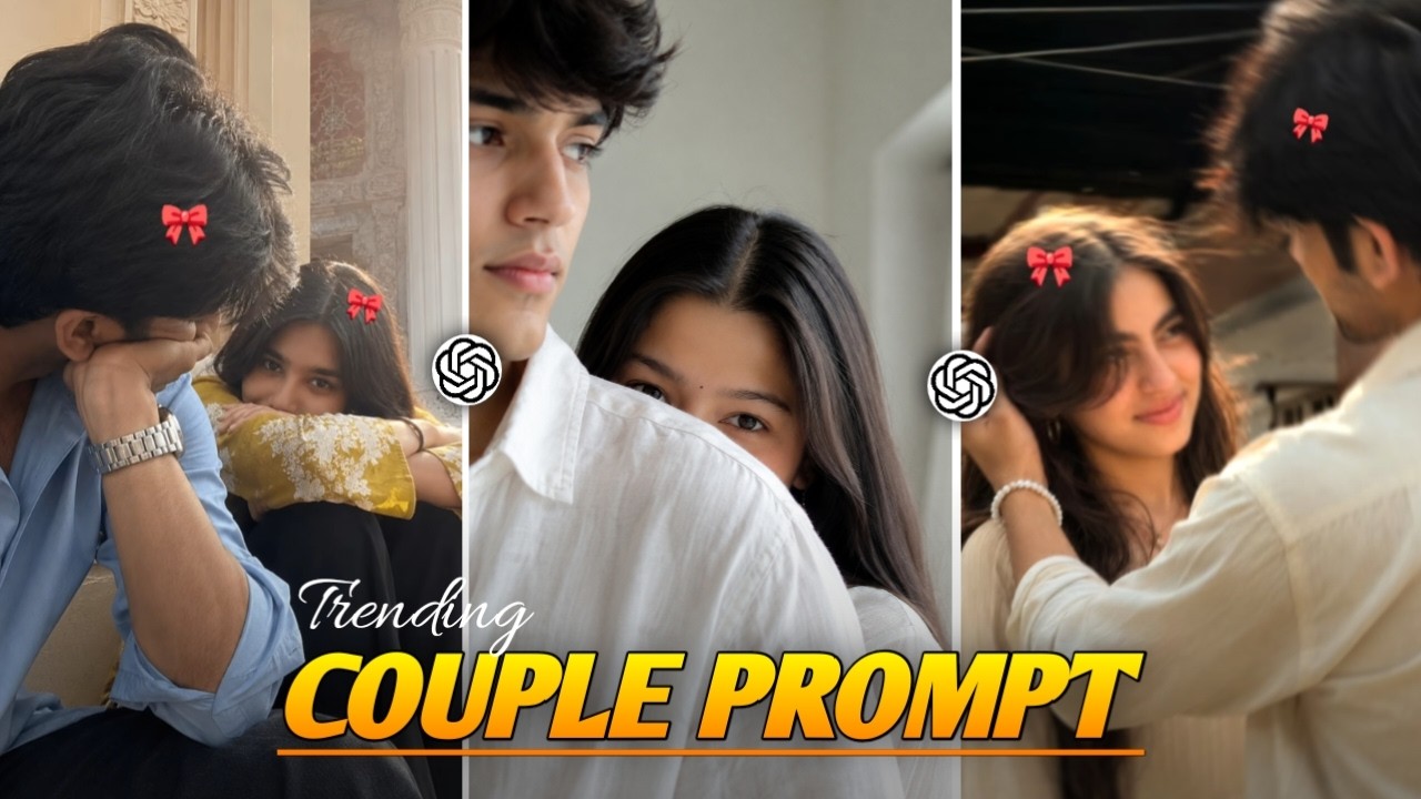 iral couple photo editing prompt | Chatgpt & Gemini Prompt | Couple photo editing
