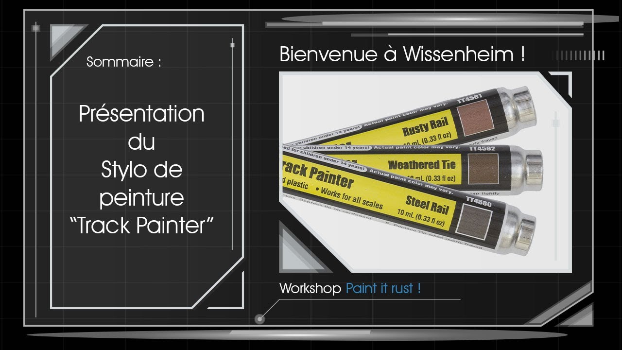 Workshop - Stylo peinture pour rails 