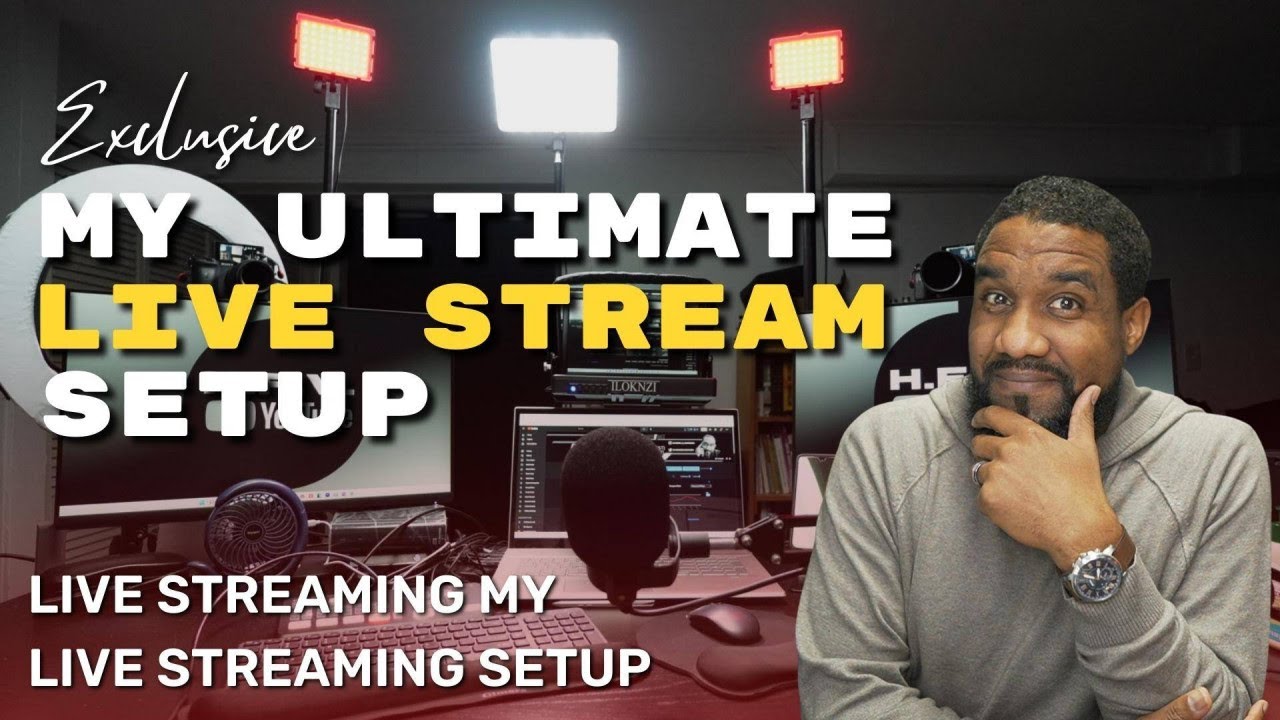 My Ultimate Live Stream Setup with Multicam, Atem Mini, Zoom Podtrak P8 and Melonapp