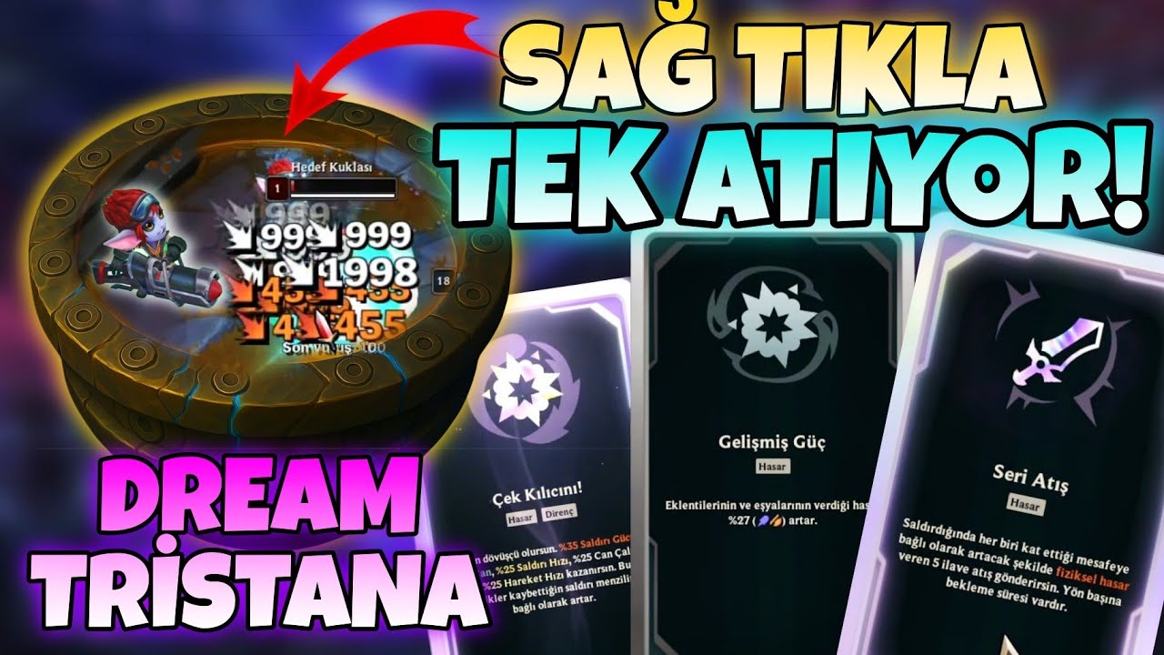 SAĞ TIKLA TEKLEYEN TRİSTANA - LOL ARENA MODU