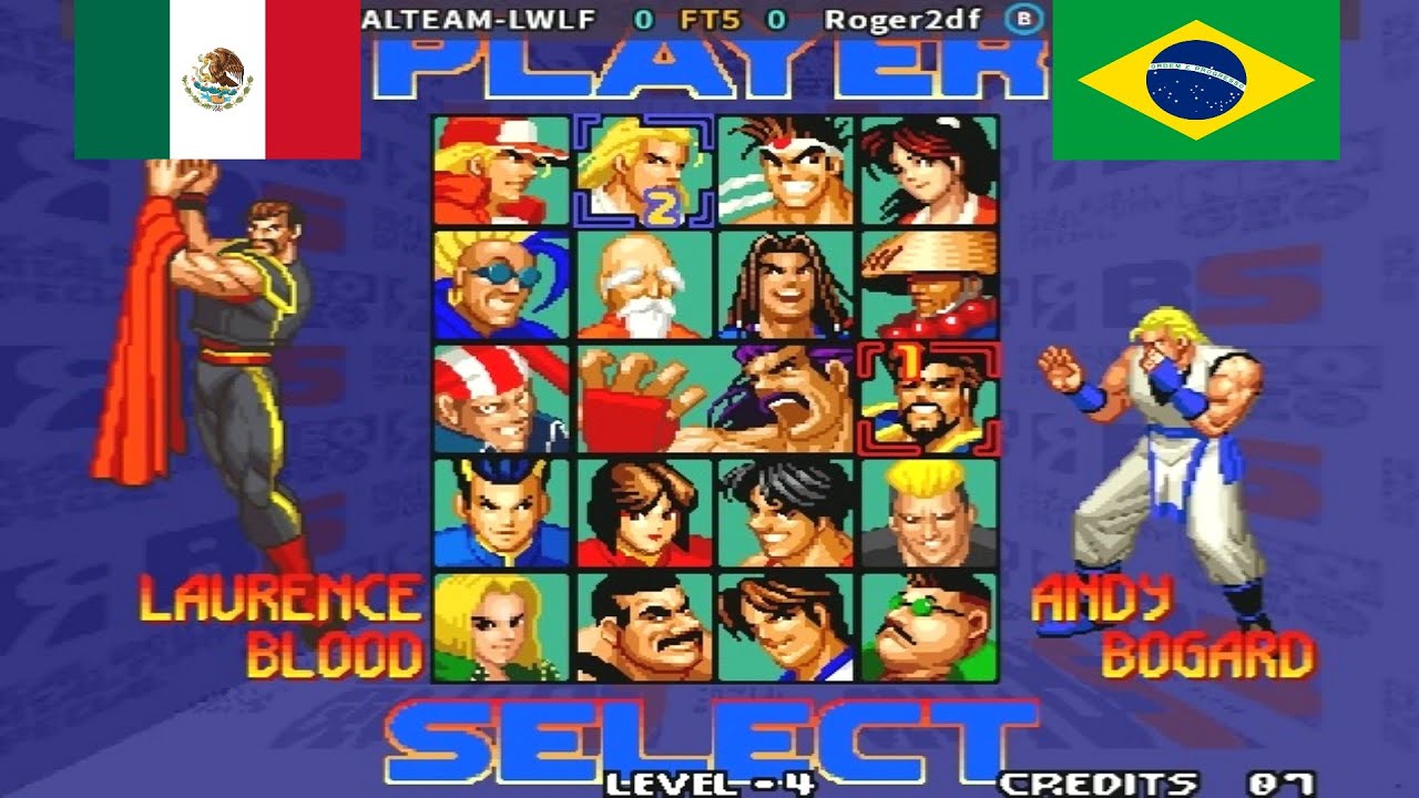 Real Bout Fatal Fury Special - FATALTEAM-LWLF vs Roger2df FT5