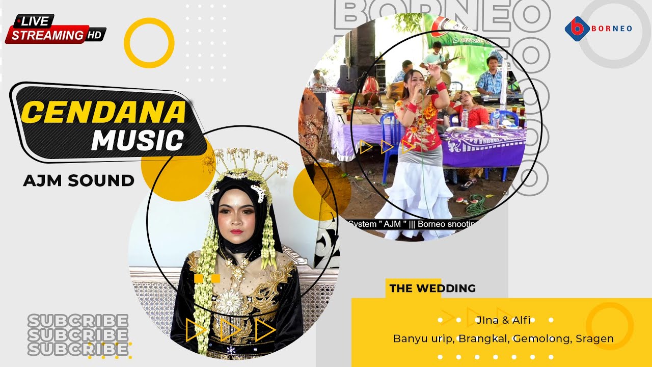 🔴#livetunda   CENDANA MUSIK  || AJM AUDIO | Wediing Of Jina +, Alfi , Banyu Urip - Gemolong
