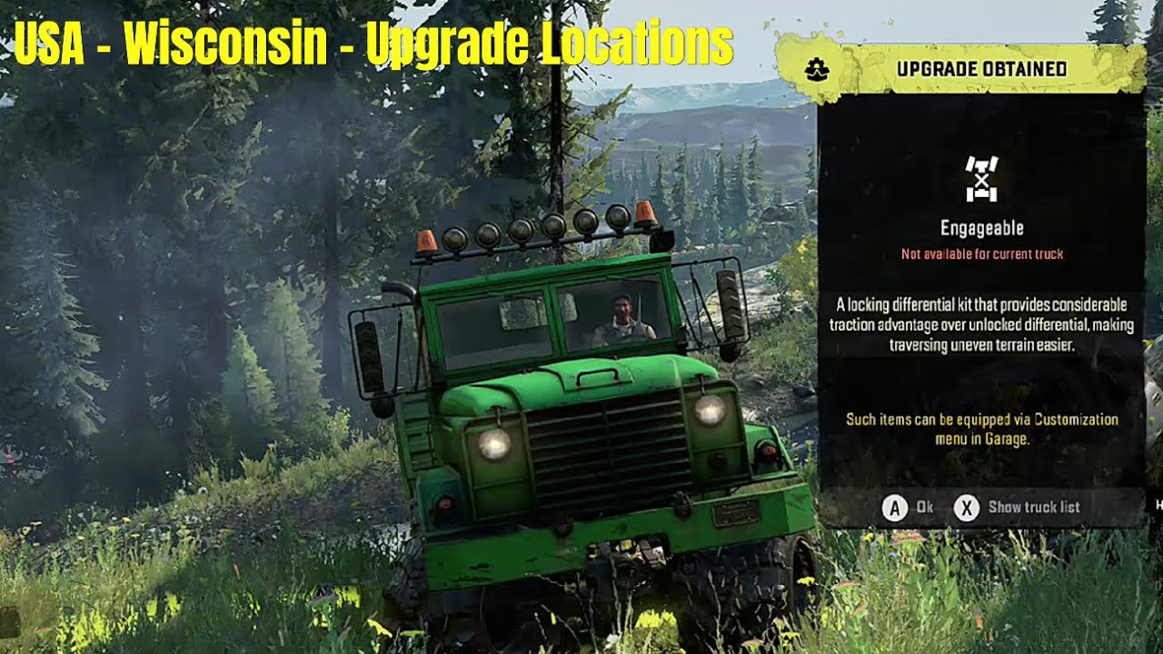 Black Badger Lake - Upgrade Locations - SnowRunner Play Through Part 483
