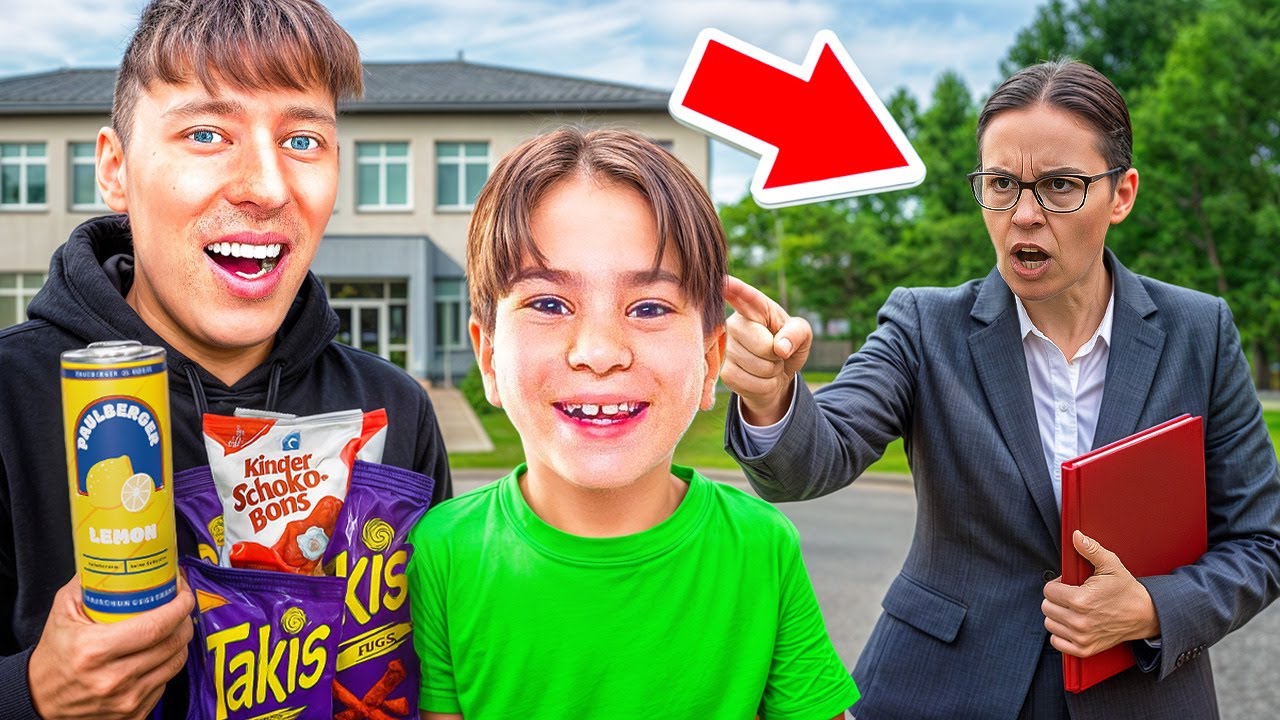 KLEINER JUNGE schw&auml;nzt heimlich die SCHULE und wird erwischt... 😲