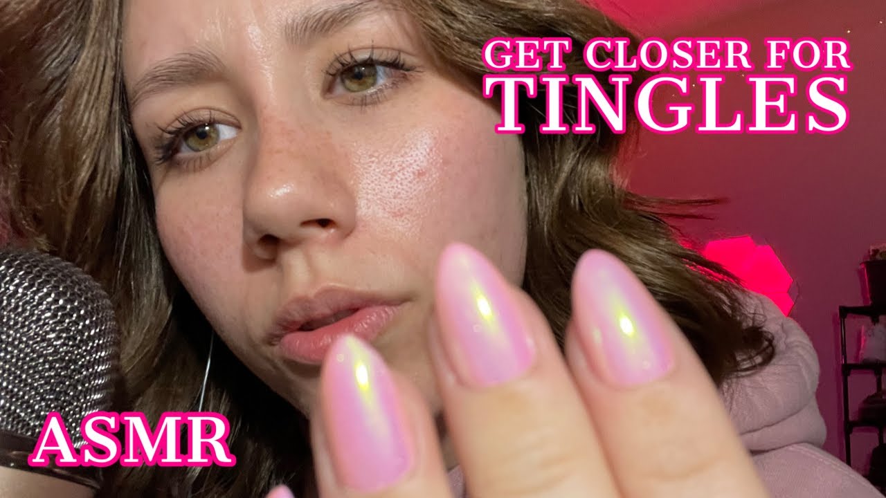 ASMR | get closer for some up close tingles (mouth sounds, random triggers)