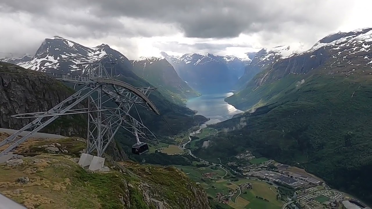 LOEN skylift - Norway - May 2024 #norwaycruise #norway