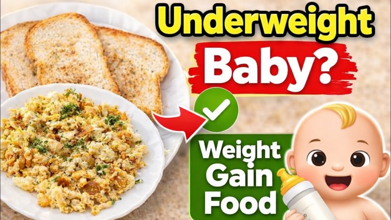 Baby Not Gaining Weight? Try  THIS Recipe Daily (Moms Must Watch)