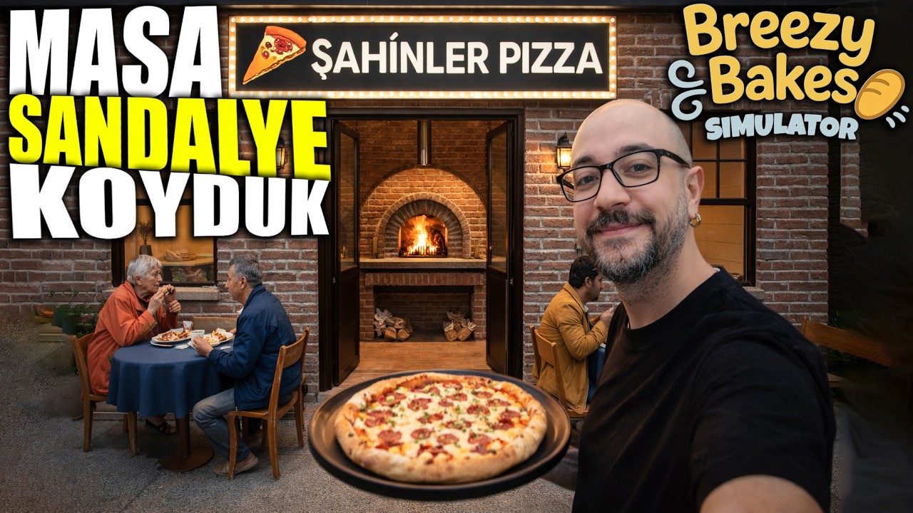 KAPININ ÖNÜNE MASA SANDALYE KOYDUK !! SİPARİŞLER YETİŞMİYOR | BREEZY BAKES SIMULATOR !!
