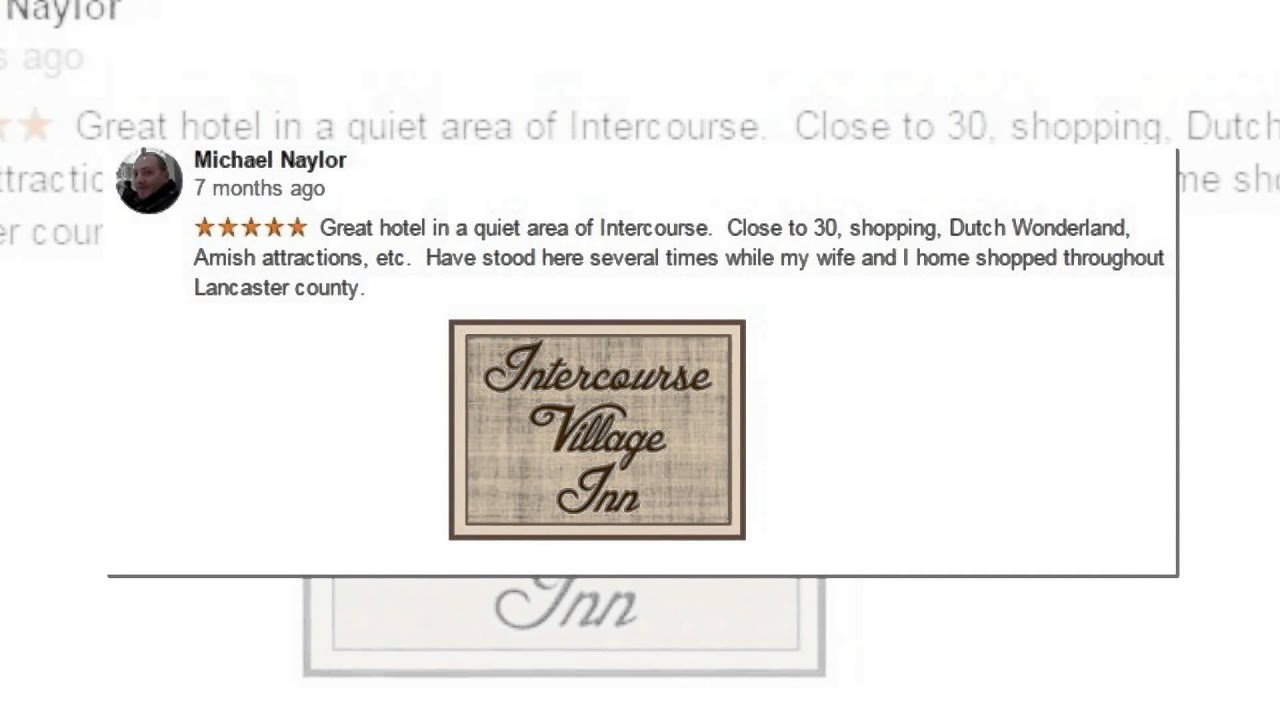 Intercourse Village Inn - REVIEWS - Intercourse Pennsylvania Hotel Reviews
