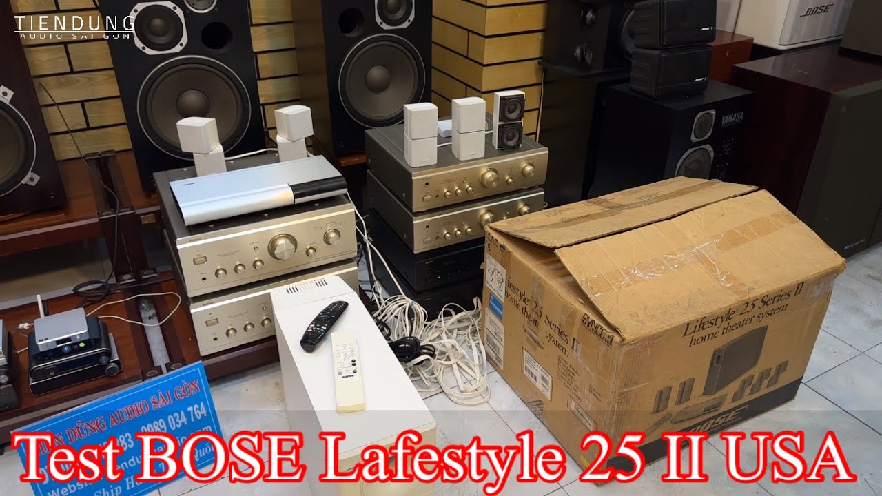 Test bộ loa Bose Lafestyle 25 II hàng Mỹ Combo nghe nhạc chuyên nghiệp