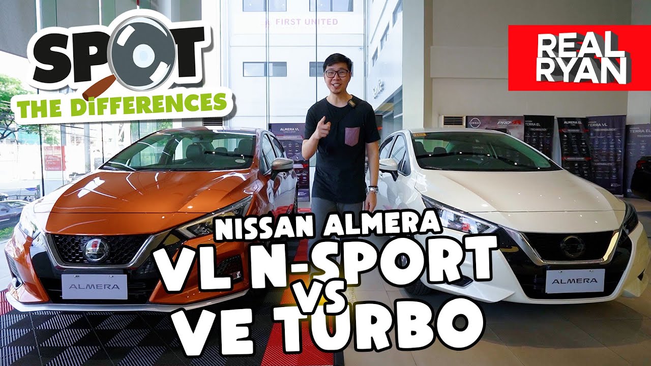 NISSAN ALMERA VL N-SPORT VS VE TURBO COMPARISON PHILIPPINES