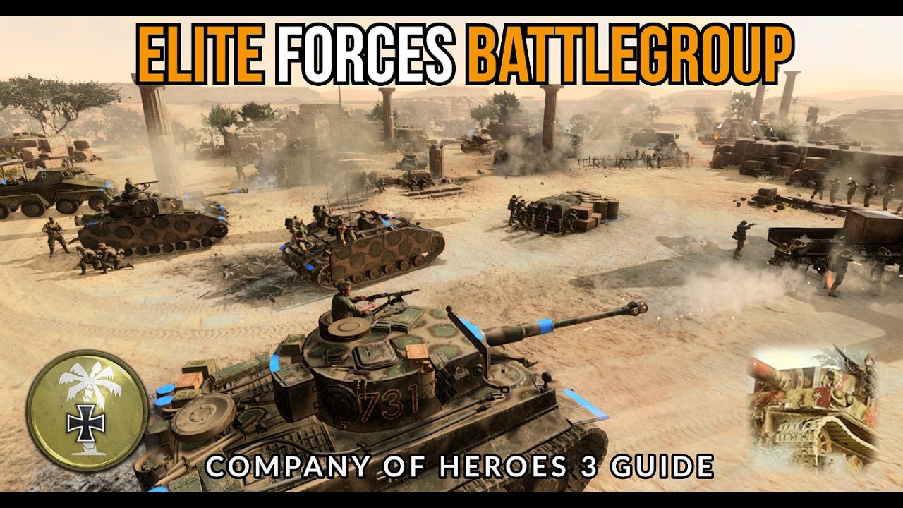 Гайд по боевой группе Elite Forces | COH3 DAK