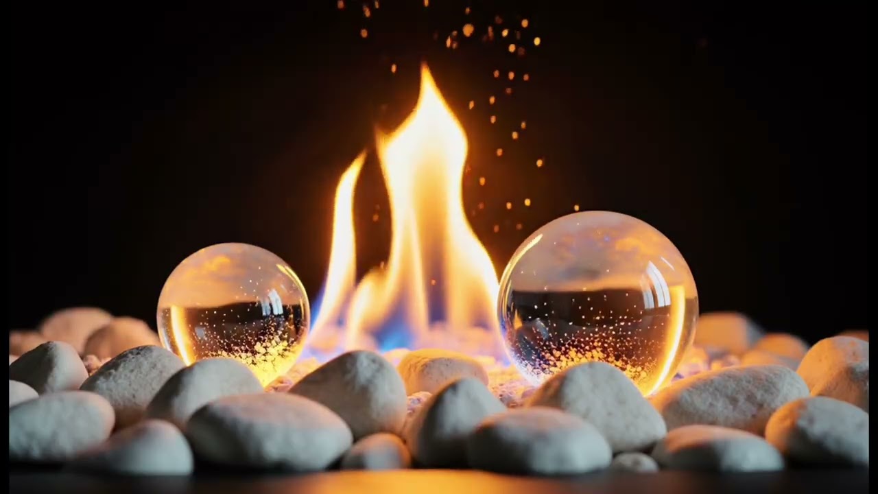 🔥 9 HOURS Crackling Fireplace – No Ads  Cozy 4k 🔥