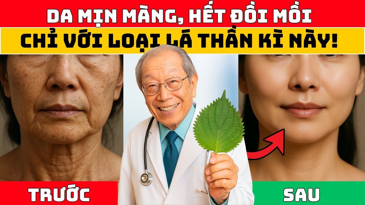 Cách Trị Nếp Nhăn Và Đồi Mồi Khiến Ai Cũng Bất Ngờ – Bí Quyết Từ Lá Tía Tô!
