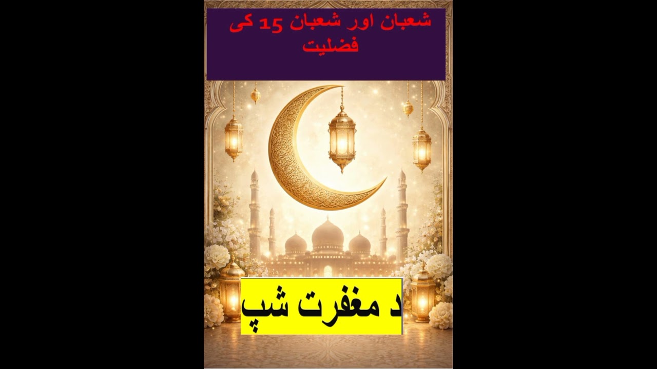 شعبان  15 کی فضیلت  و مغفرت شپہ