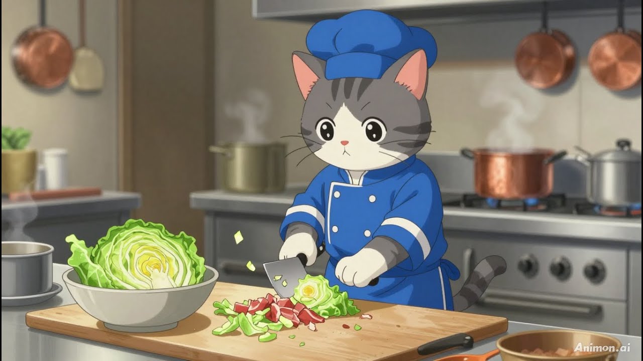 Welcome!The shop’s mascot cat works part-time at the gyoza restaurant🐱🥟