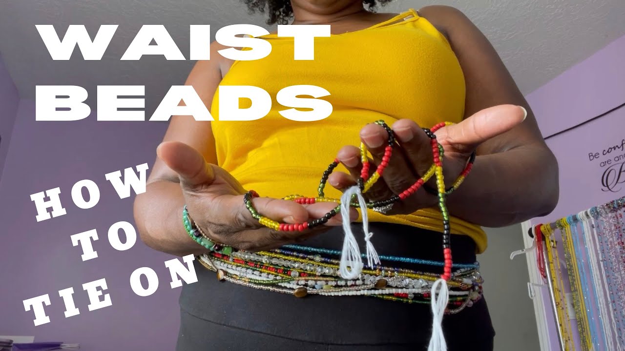 How To Tie Waistbeads • Cotton Thread With Slip Knot