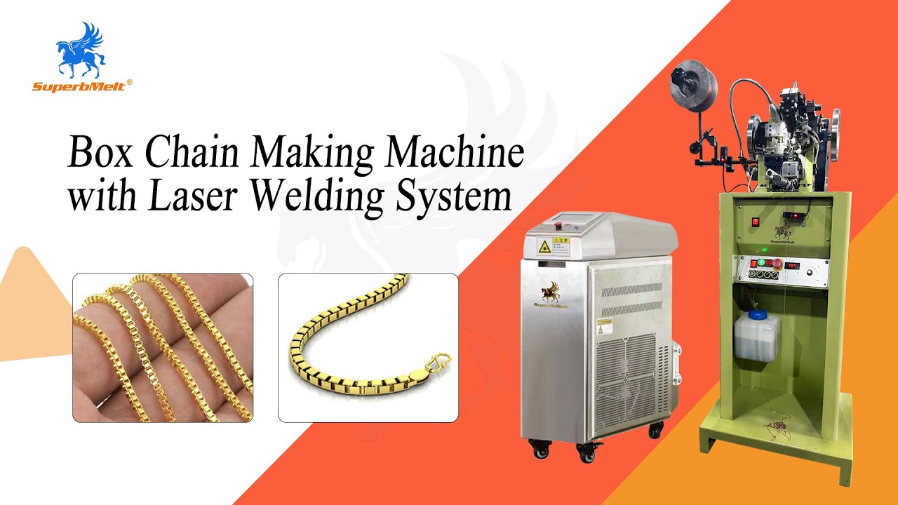SuperbMelt jewelry chain making machine Box Chain Making Machine with Laser Welding System for gold