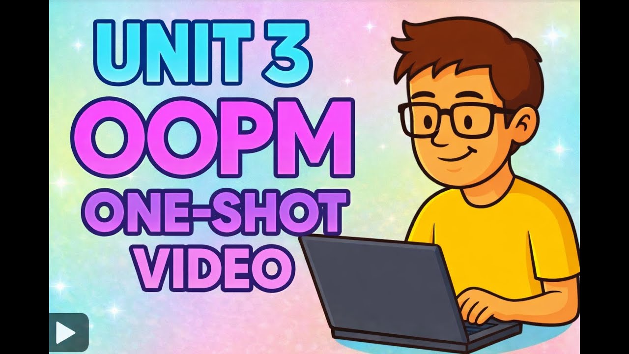 OOPM Unit 3 OneShot | Inheritance, Association, Aggregation | RGPV 3rd Sem | Full Concept🔥