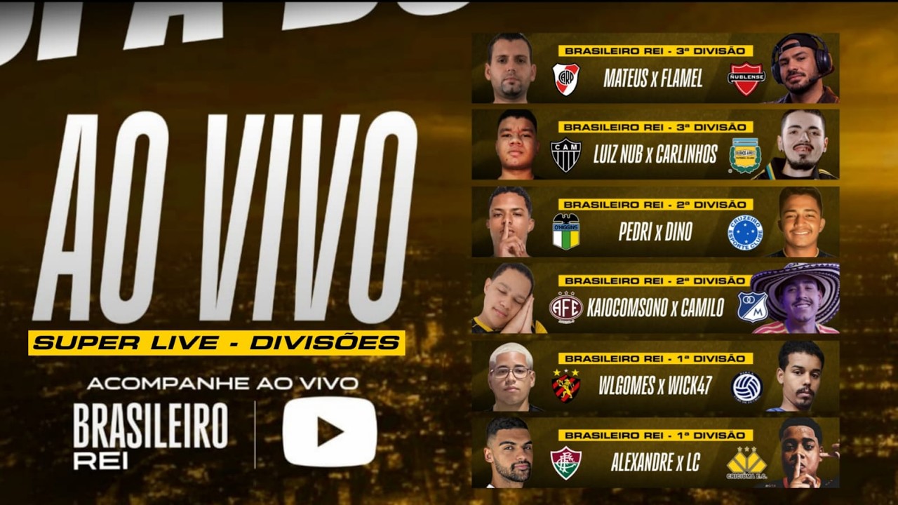 RODADA DO  BRASILEIRO REI -EFOOTBALL 2026 MOBILE X1