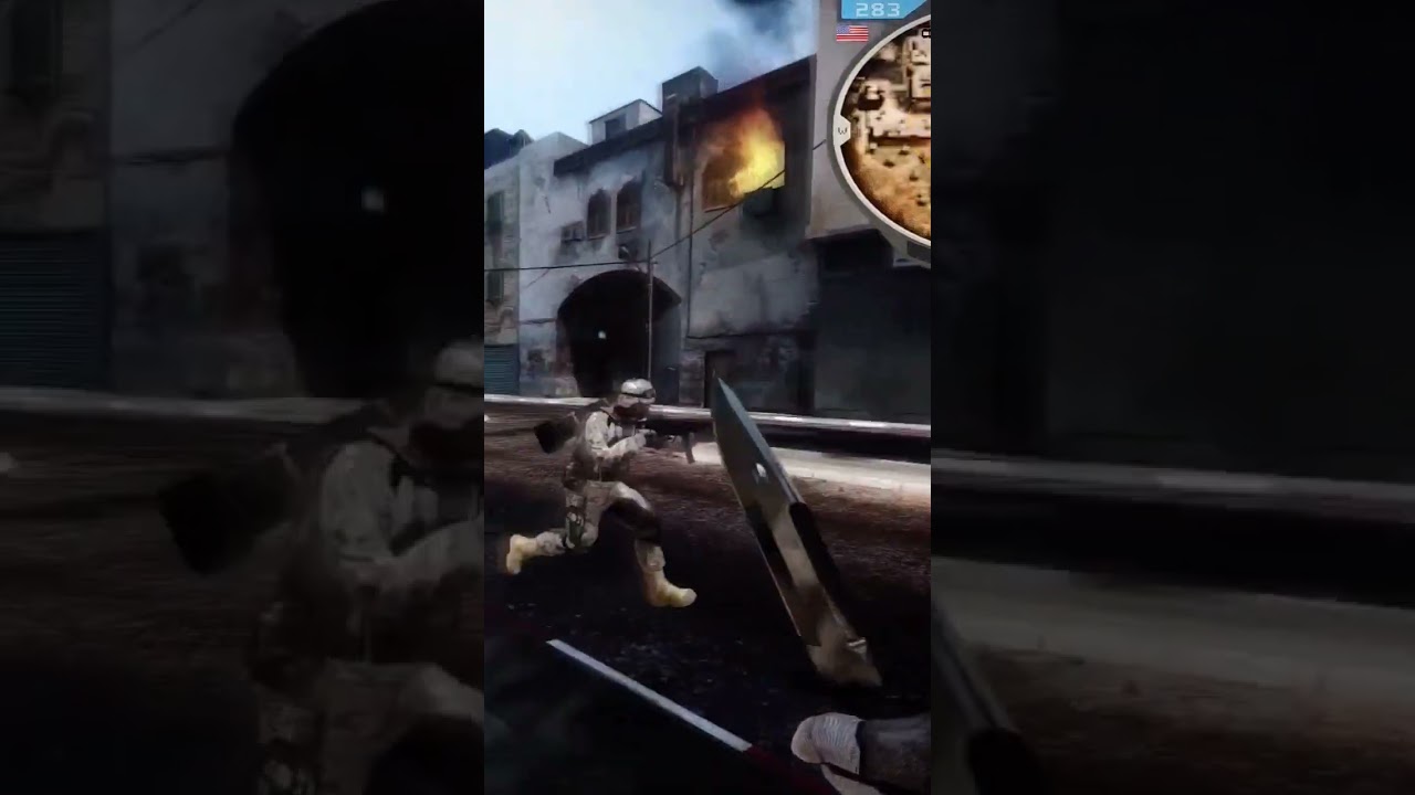 Battlefield 2 mod Heat of Battle - эффект блеска ножа🤩