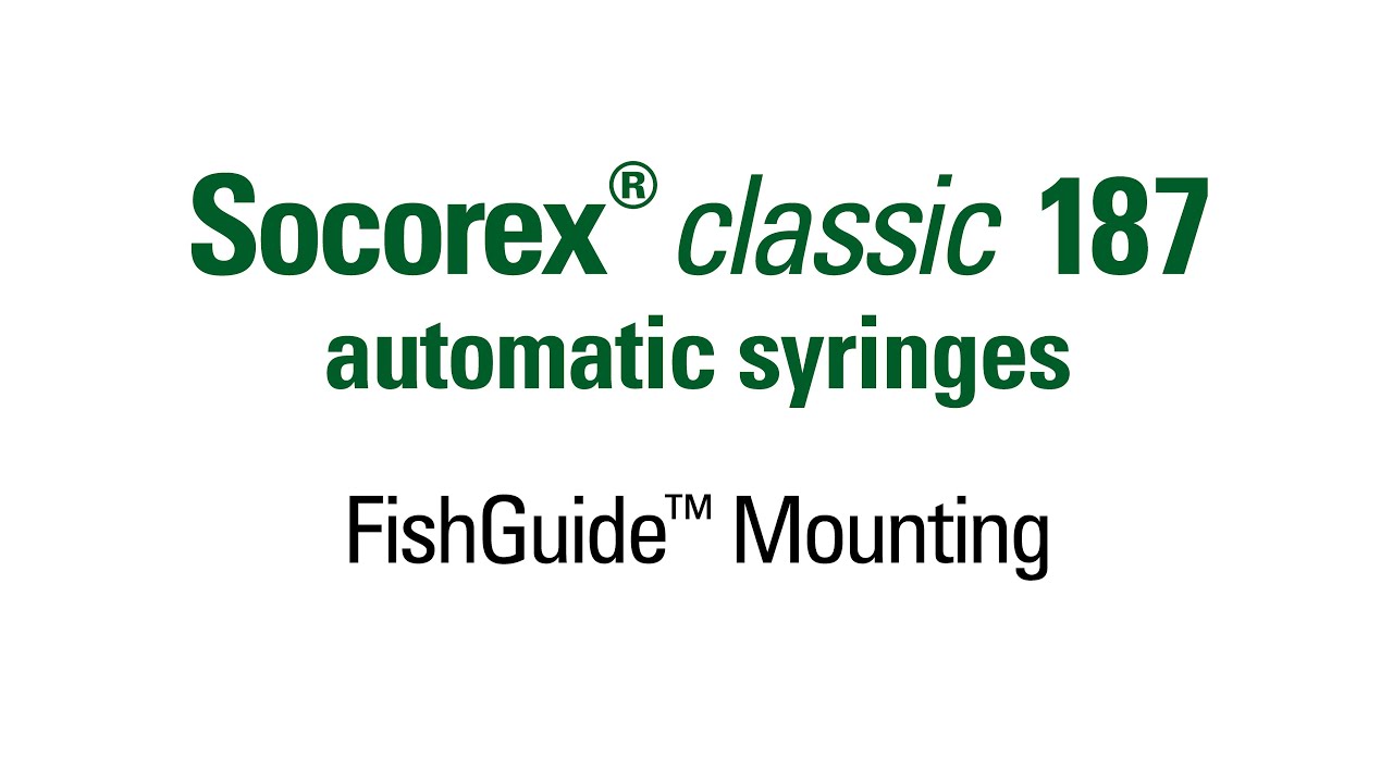 Socorex® classic 187: FishGuide™ Mounting