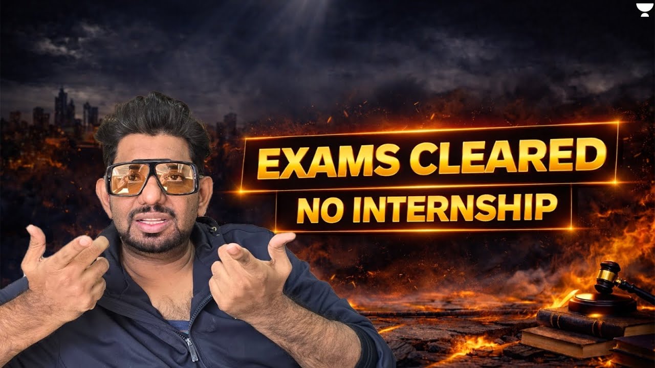 EXAMS CLEARED | NO INTERNSHIP? | CS EXECUTIVE | CS AMIT VOHRA | UNACADEMY