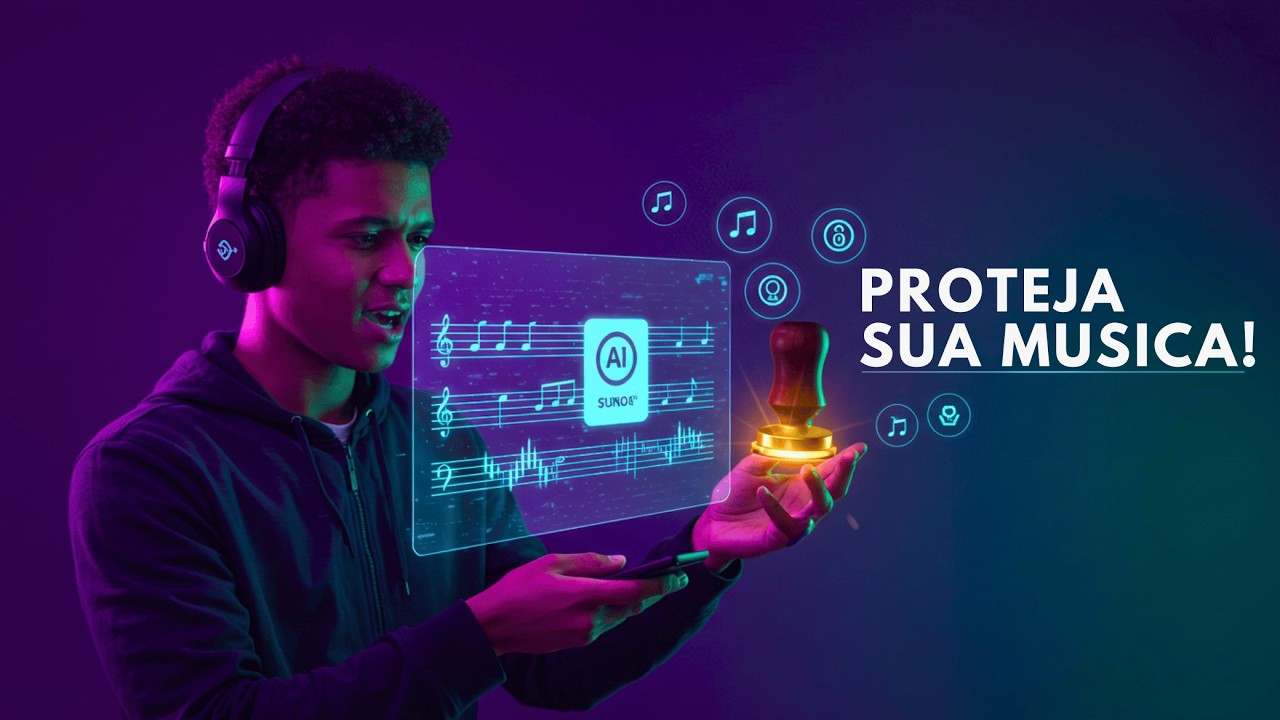 DIREITOS AUTORAIS DE MUSICAS CRIADAS NA SUNO, COMO REGISTRAR SUAS MUSICAS CRIADAS POR IA