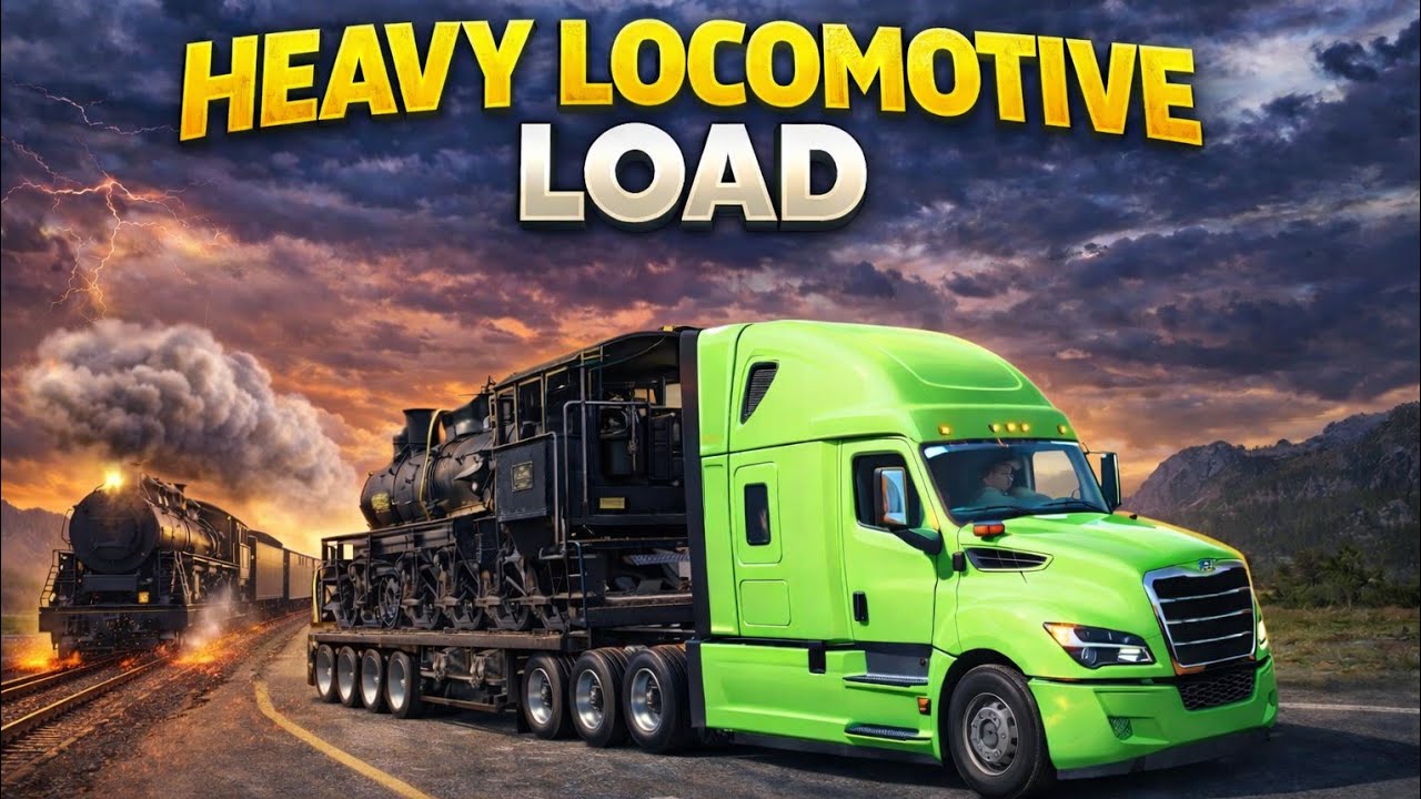 Locomotive Delevery 🔥 ll Truck simulator USA ll 