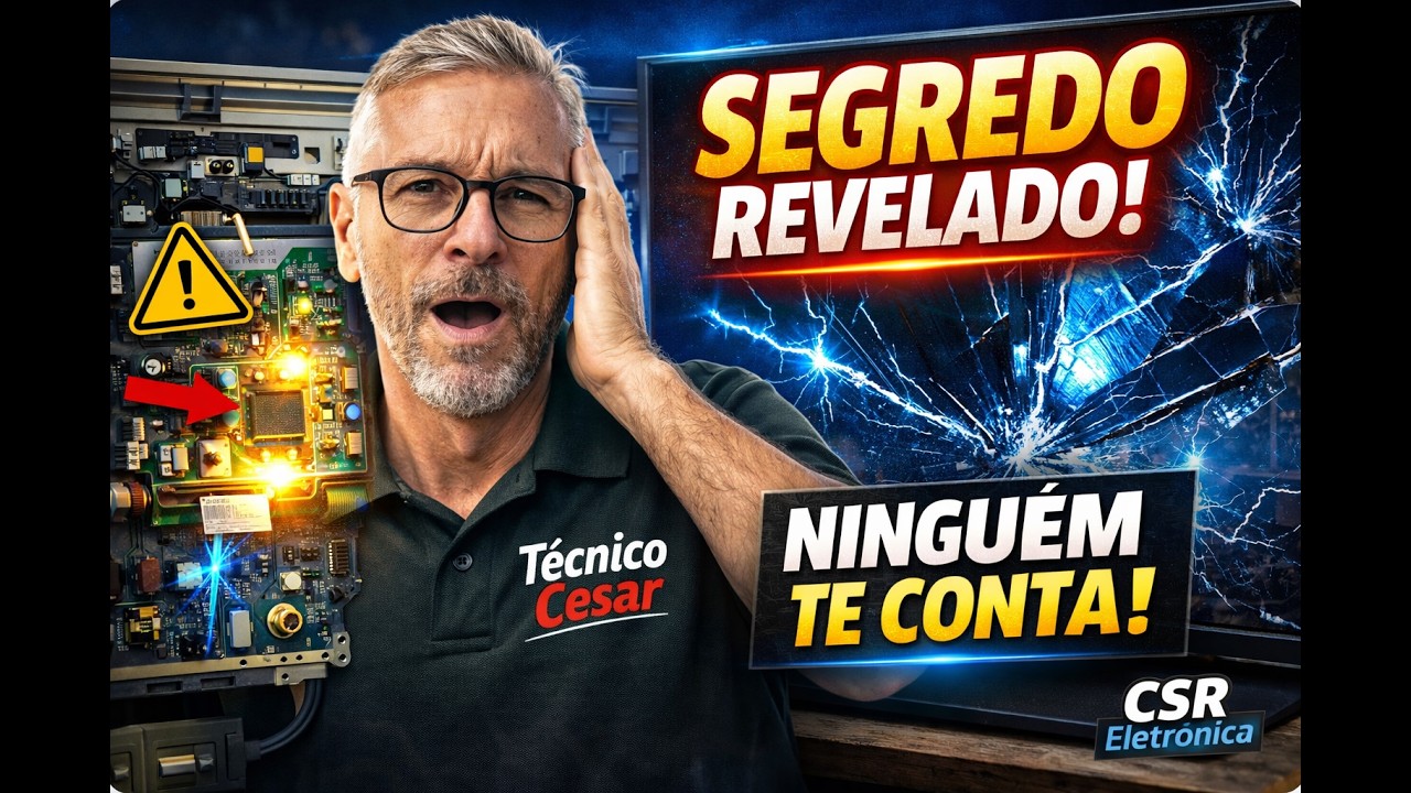 REVELADO O SEGREDO DAS TVS SAMSUNG#conserto #eletrica #leds #tv #atualizacao@csreletronica