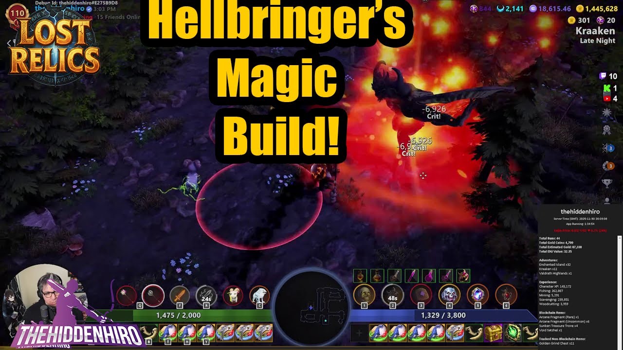 Lost Relics: Hellbringer's Magic Build