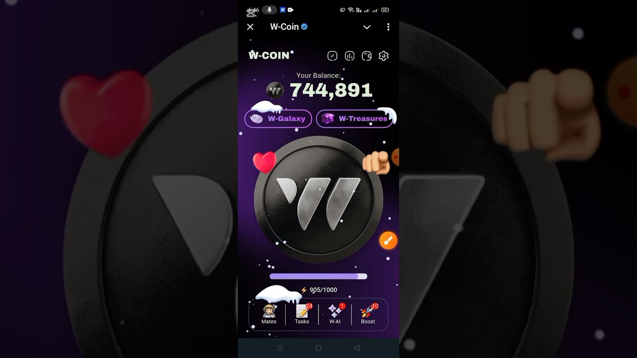 W-Coin Airdrop New Update | W Coin Airdrop I am not Robot Task  | W coin Airdrop Listing date