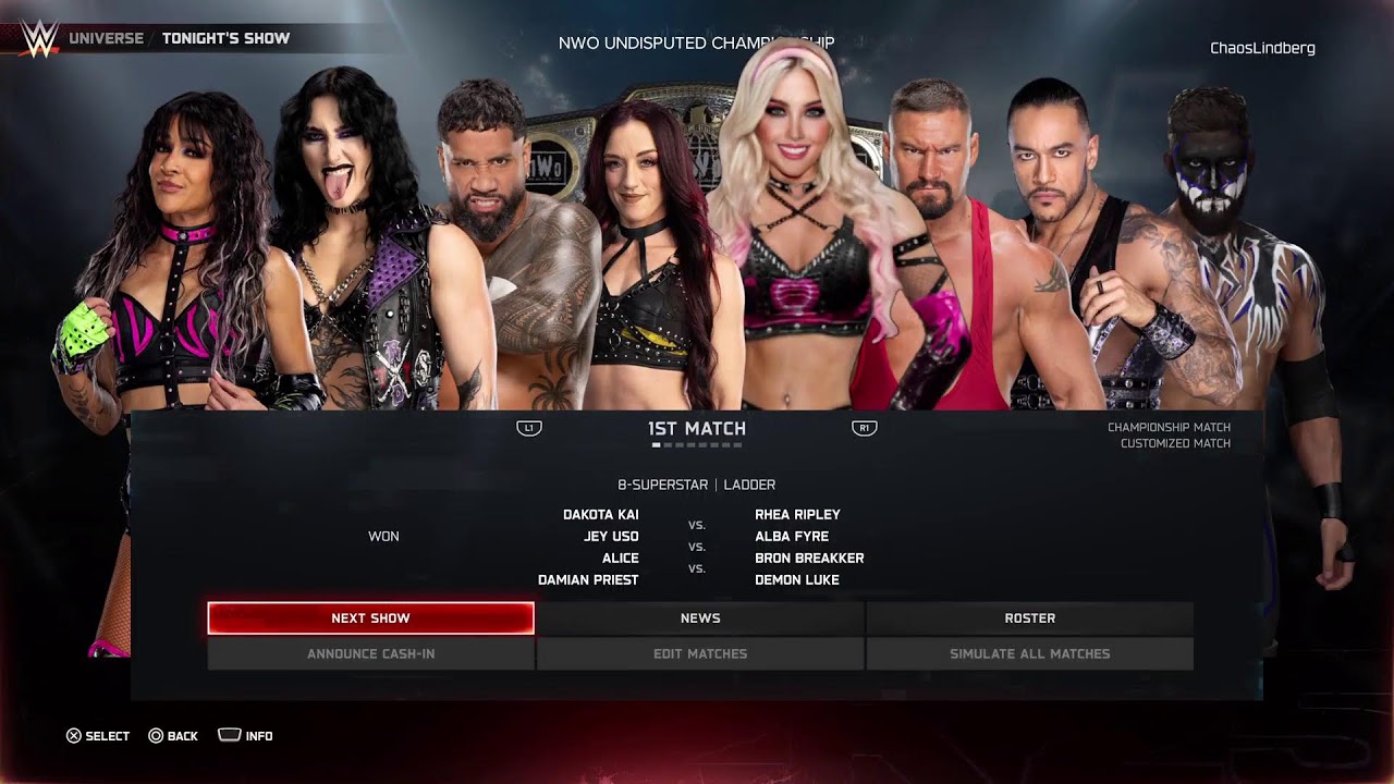 WWE 2k25 NWO SHOW PART 2
