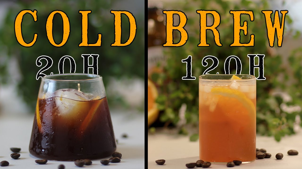 Cold Brew Cam Sả 20h & 120h || Cold Brew Coffee with Orange and Lemongrass